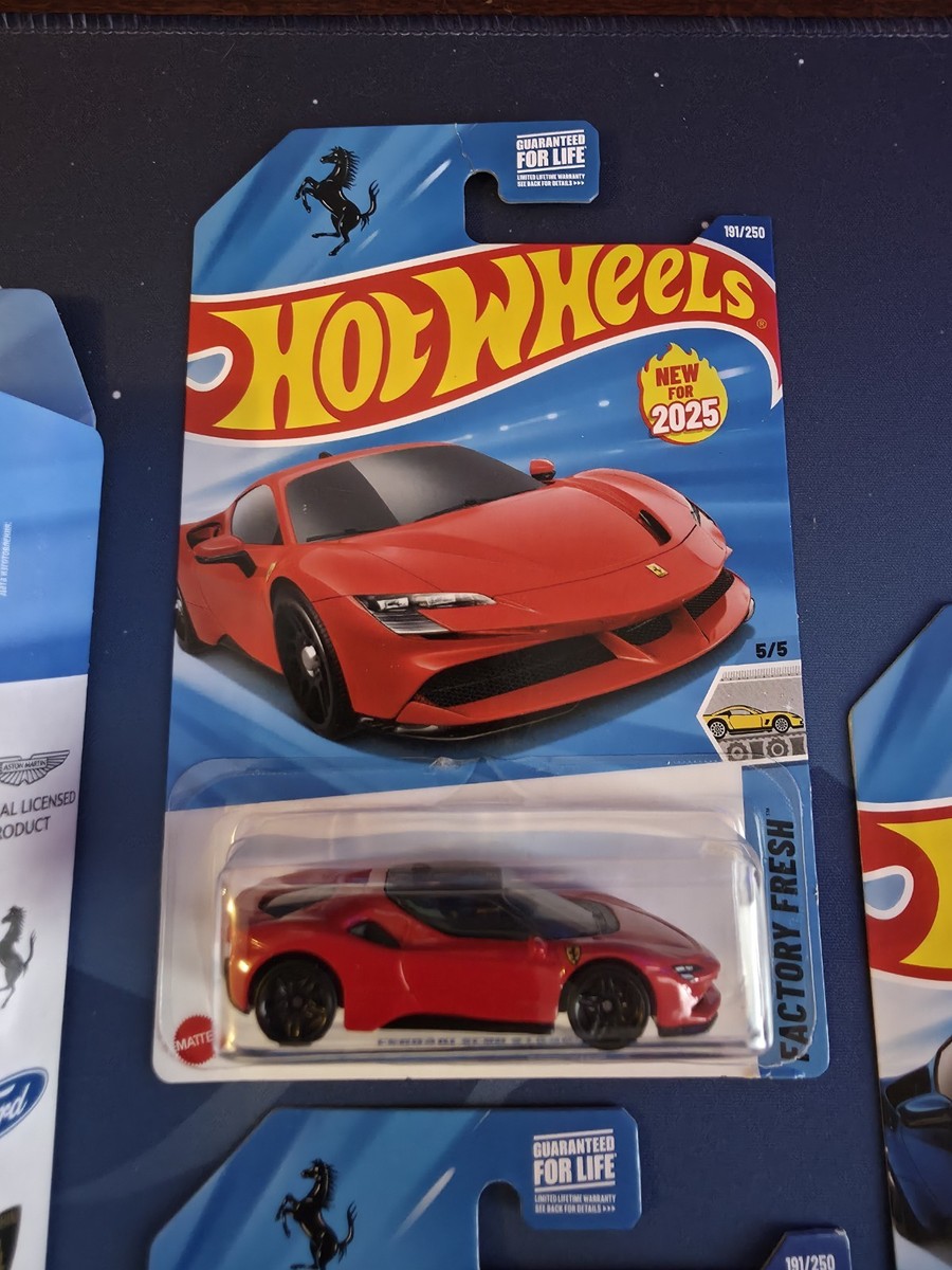 2025 Hot Wheels Ferrari SF90 Stradale 4 Colors Red Gray Blue HW