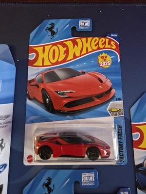 2025 Hot Wheels Ferrari SF90 Stradale 4 Colors Red Gray Blue HW