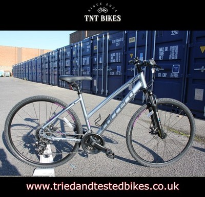 Carrera Crossfire Disc Womens Ladies Medium Hybrid Bike Fully Serviced  UK