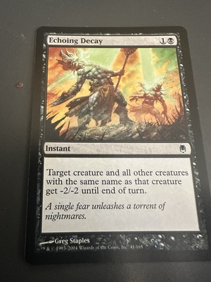Echoing Decay X4(dst) Mtg
