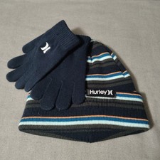 Hurley Youth 8/20 Beanie  Glove Set