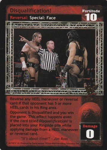 Disqualification! Played WWERD: Reversals