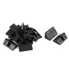 Furniture Cabinet Plastic 90 Degree Corner Braces Angle Brackets 10pcs