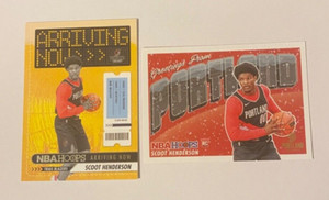 2023-24 NBA Hoops WINTER Scoot Henderson Arriving Now + Rookie Greetings Inserts