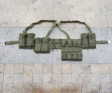 Military Surplus Chinese Type 63 Rifle Combat Webbing Bandolier Gear Pouches