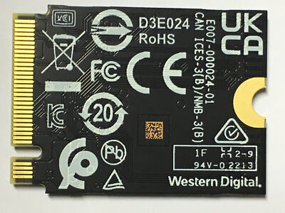 WD SN740 1TB M.2 2230 SSD NVMe PCIe For Steam Deck NVME Express