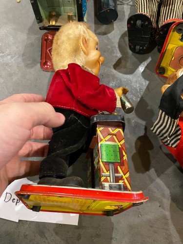 Rosko Smoking Bartender - 1960's Toy Bar Decoration - NOT WORKING - Picture 4 of 6