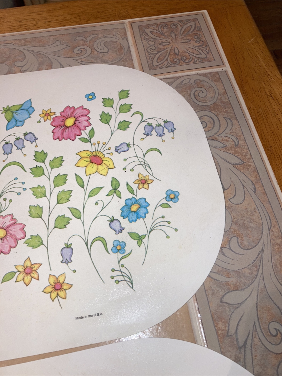 Rare Corning Corelle Spring Meadow Casserole dinner plate go along