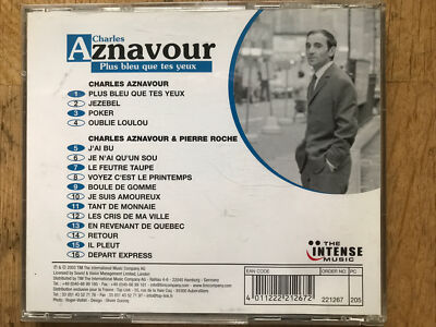 Plus Bleu Que Tes Yeux [CD] von Charles AZNAVOUR  (2003) Inkl. Jezebel, Poker &