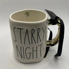 Rae Dunn Jasmine Starry Night Disney Princess Double-sided Mug Alladin NEW!