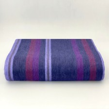 Soft and Warm Violet Purple Striped ALPACA Wo...