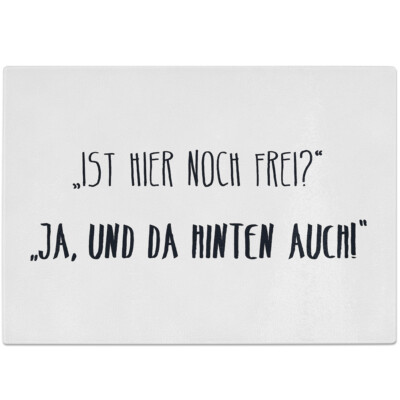 Ist hier noch frei? Ja, und da hinten auch! 10601002388