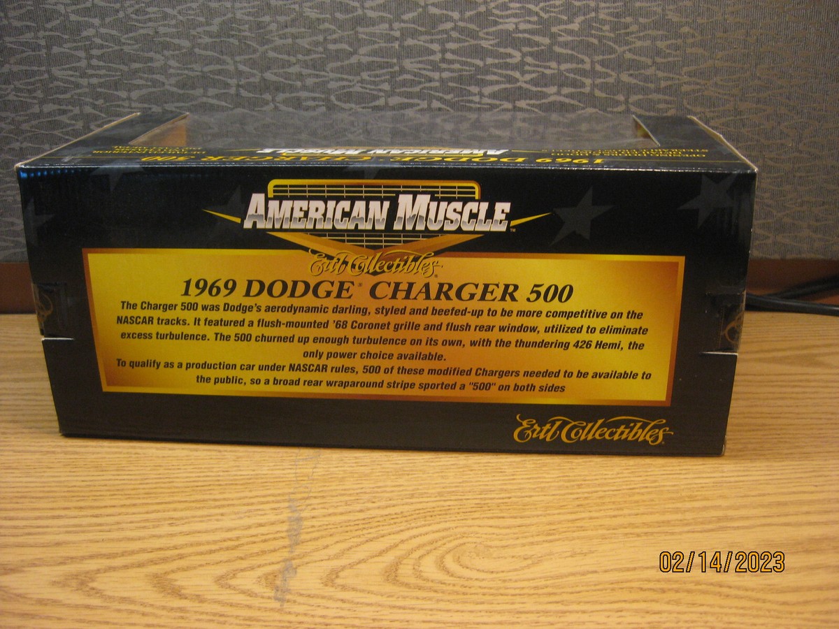 1/18 1969 DODGE CHARGER 500 CHROME 