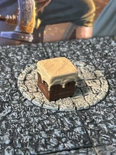 Tarped Small Wood Crate printed painted miniature Dungeons & Dragons D&D terrain