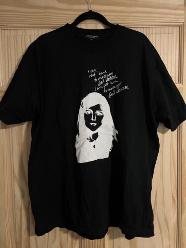 Midnight Studios Courtney Love T Shirt Streetwear Black Size 4 - Picture 1 of 3