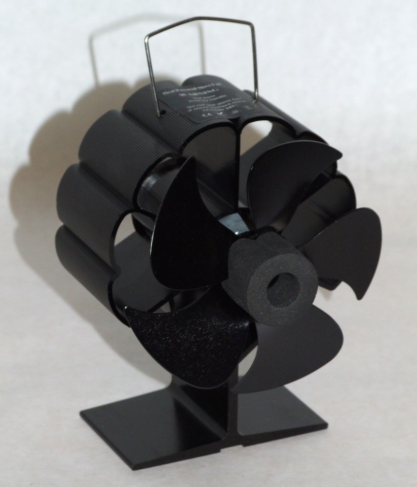 Warmtoo 5 Blades Heat Powered Wood Stove Fan eBay
