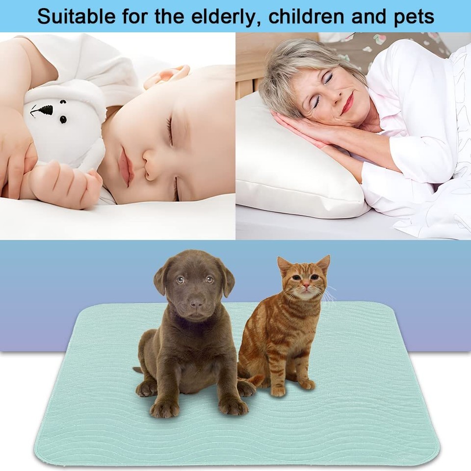 Bed Pads for Incontinence Washable Reusable Pad Absorbent Incontinence