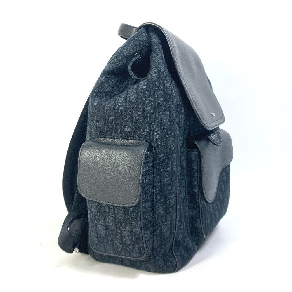 Dior 1ADBA161YKS 23SS Saddle Oblique Backpack Canvas/Leather  display picture 1