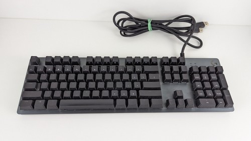 Logitech GX512 Carbon Blue Wired USB Mechanical Gaming Keyboard RGB Tested - 第 1/8 張圖片