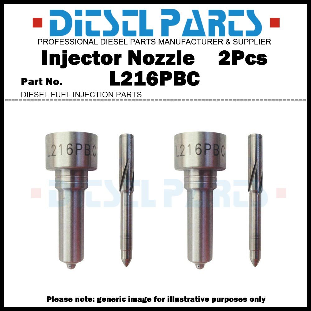 2x Injector Nozzle L216PBC for Volvo D13A D13D BEBE4D24001