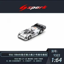 Sparky 1:64 956 No.17 / No.21 Le Mans 24H 1984 Diecast Model Car