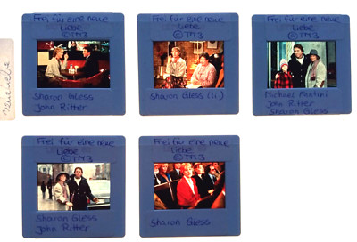 D230 5x DIAS/Movie Slides  FREI FÜR EINE NEUE LIEBE /  Letting Go John Ritter