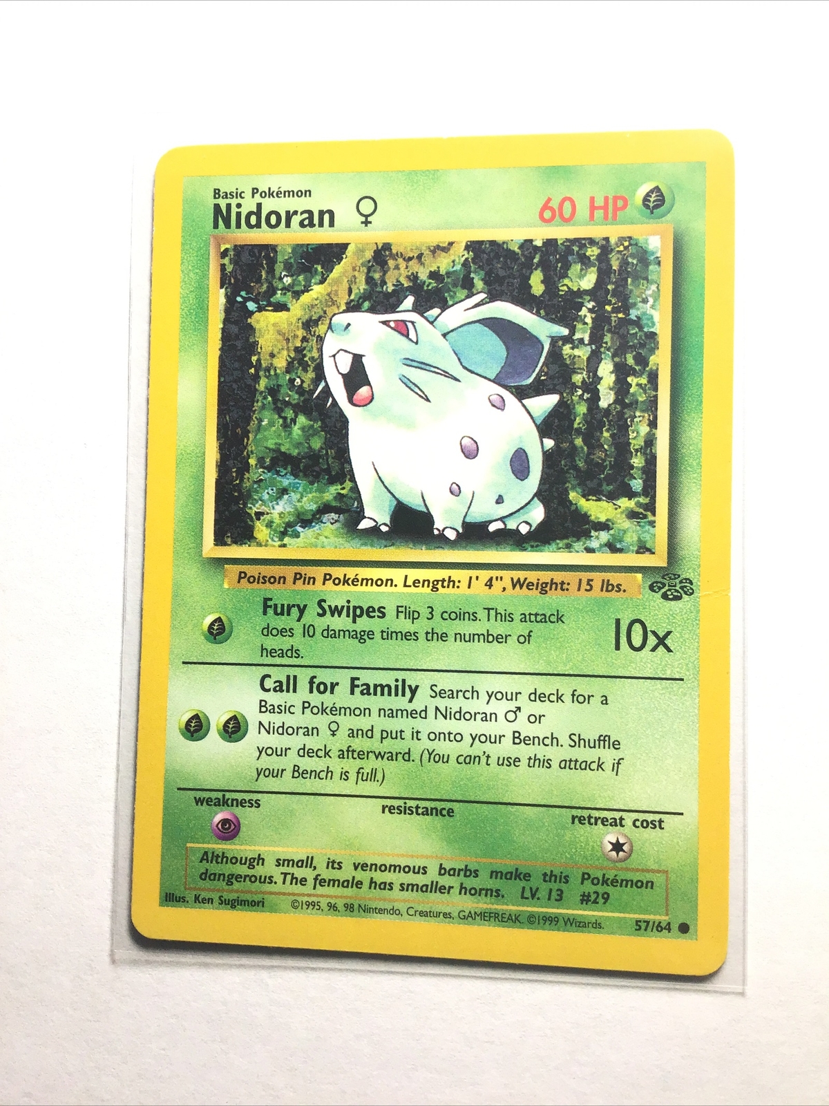 NIDORAN - 57/64 - Jungle - Pokemon Card - PL