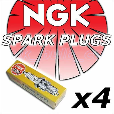 4 x NGK Spark Plugs  Suzuki GSXR1100 GSXR 1986-1993