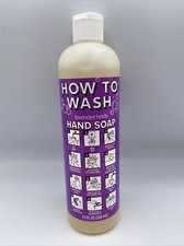 How To Wash Naturally Derived Liquid Hand Soap Lavender Fields 12oz 0.83 per fl oz