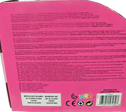 New Neon QT LOL Surprise, Soft, Huggable, Plush Girl Doll MGM Entertainment NIB - Picture 8 of 8
