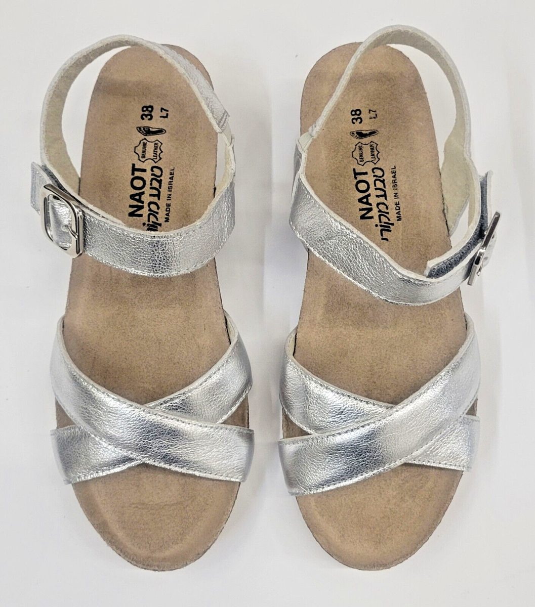 (取寄) ナオト レディース スローン Naot women Naot Throne Soft Silver Leather Naot Womens Throne Silver Soft Leather 39 | eBay