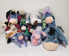 Disney Store Winnie-the-Pooh Eeyore plush figure lot of 10