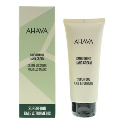 Ahava Superfood Grünkohl Kurkuma Glättende Handcreme 100ml für Unisex
