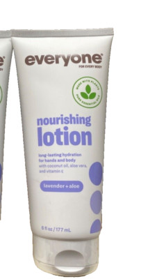 EVERYONE LOTION Lavender+Aloe  3 IN 1 HANDS FACE BODY WITH PURE COCONUT OIL