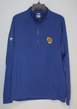 NEW Michigan Wolverines Baseball 1/4 Zip Performance Stretch Jacket Men LARGE