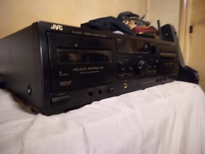 JVC TD-W254BK Dual Cassette Deck --FULL Auto Reverse WITH DOLBY B/C/HX-PRO