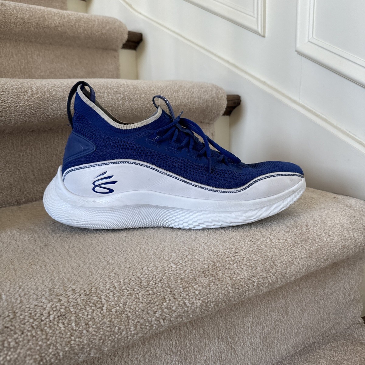 Size 13 - Under Armour Curry 8 Royal Blue | eBay display picture 1