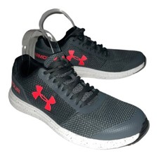 Under Armour Grade School Surge Gray Pink Running Shoes Youth Size 7Y