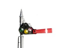 HO Scale GRS Right-Hand Semaphore Signal Kit-can be made operational(2336)