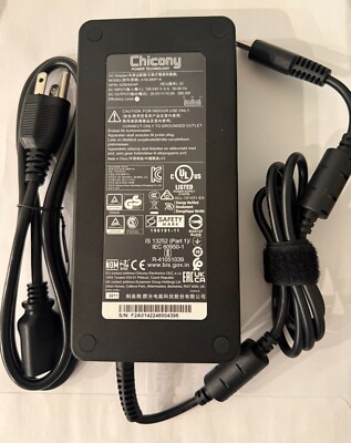 Chicony A18-280P1A 280W 20V AC Adapter for MSI GE66 GE76 GP66 GP76 NEW