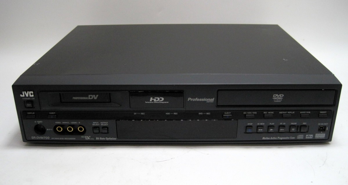 JVC SR-DVM700U Professional Video Recorder MiniDV DV/HDD/DVD