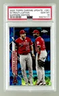 2020 TOPPS CHROME UPDATE BASEBALL CARD #261 MIKE TROUT PSA 10 SAPPHIRE EDITION