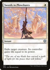 Swords to Plowshares 37 MTG Starter Commander Decks Uncommon NP