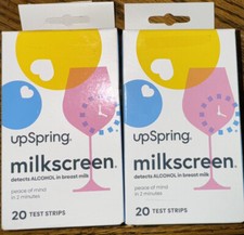 2 New Sealed-NIP UpSpring Milkscreen for Breastfeeding -Alcohol in Breast Milk