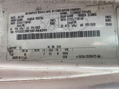Passenger Headlight Composite Dual Beam Fits 08-19 FORD E350 VAN 574464 - Picture 6 of 6