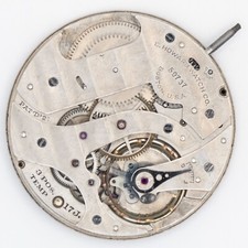 E. Howard  Co. Grade Series 12 10s 17j 3adj Antique Pocket Watch Movement