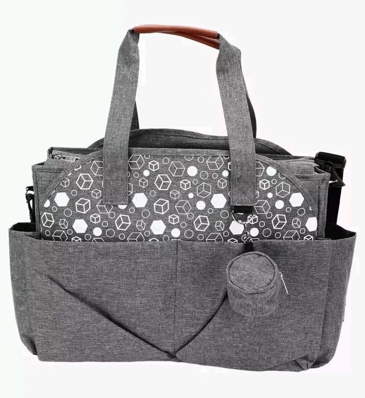 BABY CHANGING BAG PORTABLE DIAPER MULTI POCKETS DIAPER NAPPY &Pacifier TOTE BAG