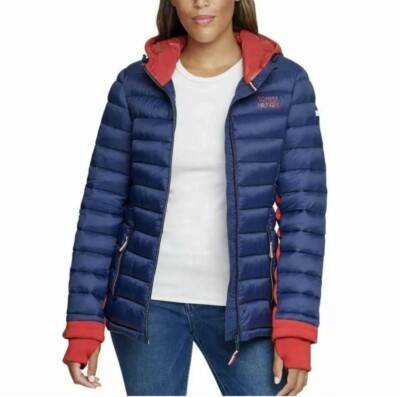 tommy hilfiger blue jacket women's