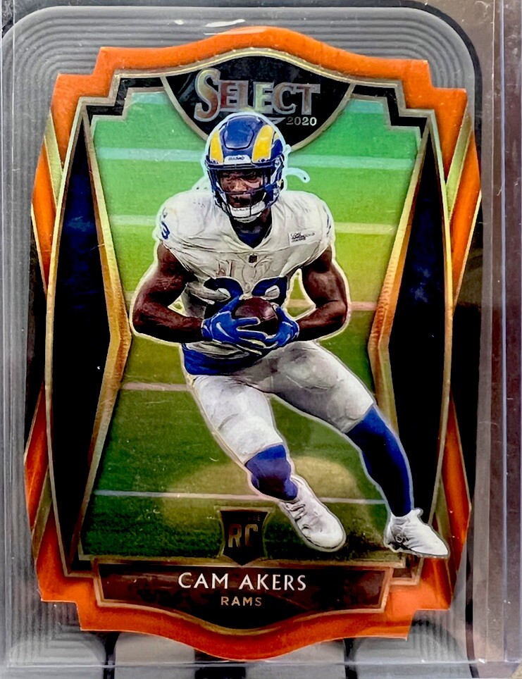 2020 Cam Akers Select #155 Premier Level Orange Die Cut Rookie🔥🔥🔥