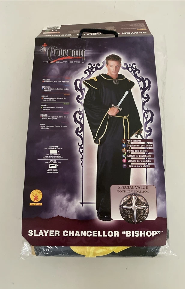 Disfraz de Obispo Canciller Cazador del Pacto L Adulto Grande 42-44 Foto 2 de 4